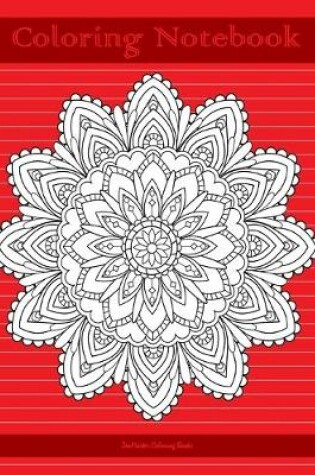 Cover of Adult Coloring Notebook (red edition)