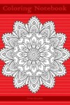 Book cover for Adult Coloring Notebook (red edition)