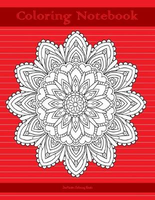 Cover of Adult Coloring Notebook (red edition)