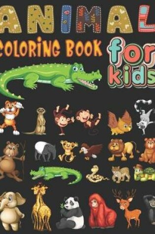 Cover of Animal coloring book For Kids