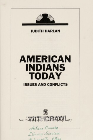 Cover of American Indians Today