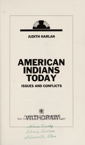 Book cover for American Indians Today