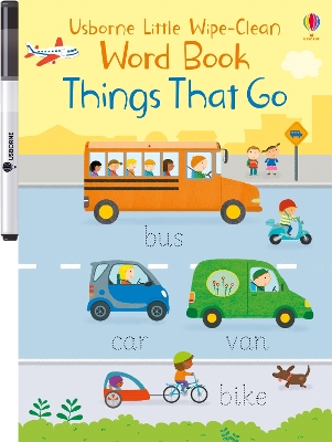 Cover of Little Wipe-Clean Word Book Things That Go