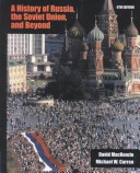 Book cover for A History of Russia and the USSR