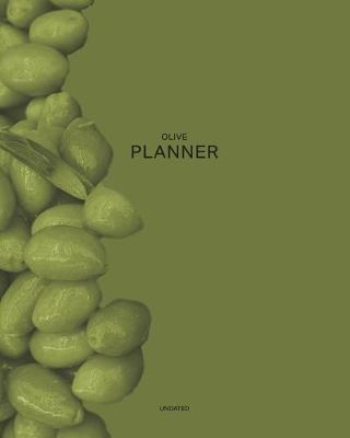 Book cover for Undated Olive Planner