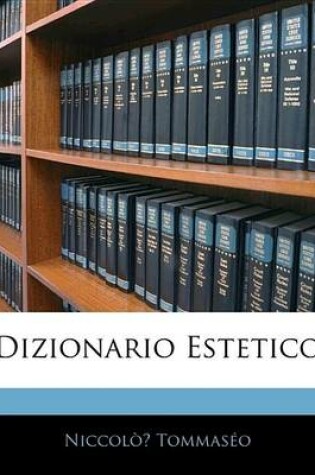 Cover of Dizionario Estetico