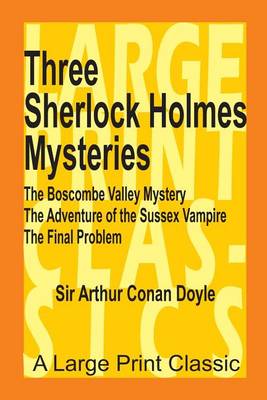 Book cover for Three Sherlock Holmes Mysteries