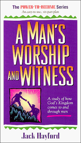 Book cover for A Man's Worship and Witness