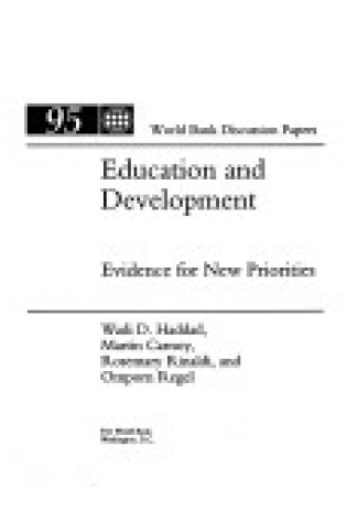 Cover of Education and Development