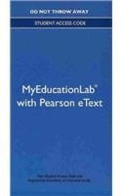 Book cover for NEW MyLab Education with Video-Enhanced Pearson eText -- Standalone Access Card -- for Teaching Students Who are Exceptional, Diverse, and At Risk in the General Education Classroom