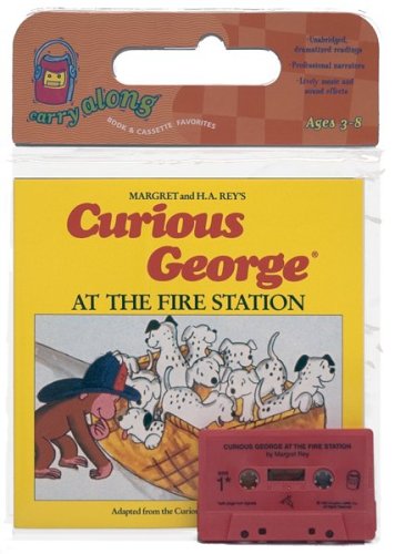 Book cover for Curious George at the Fire Station
