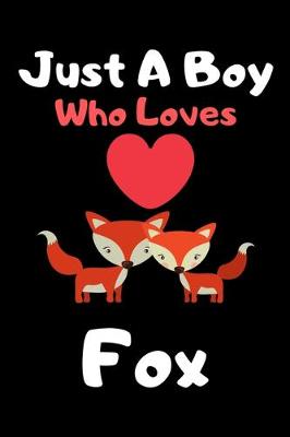 Book cover for Just a boy who loves fox