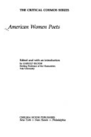 Cover of American Women Poets(oop)