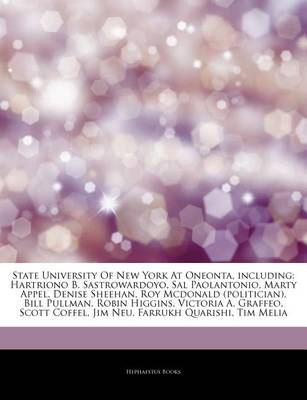 Cover of Articles on State University of New York at Oneonta, Including