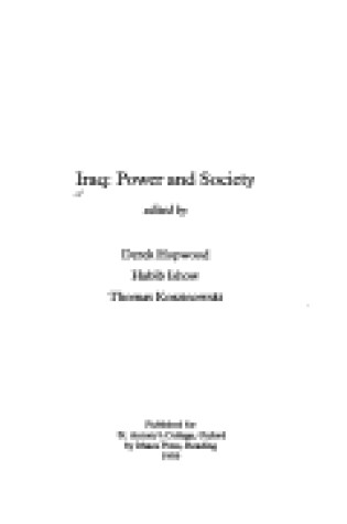 Cover of Iraq