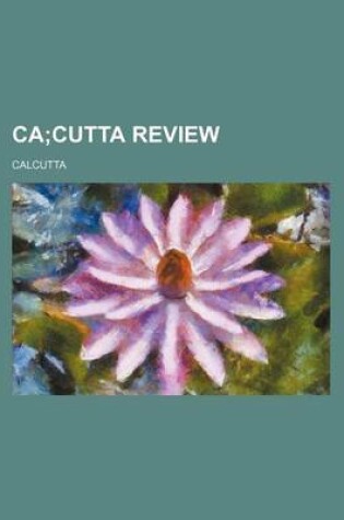 Cover of CA; Cutta Review