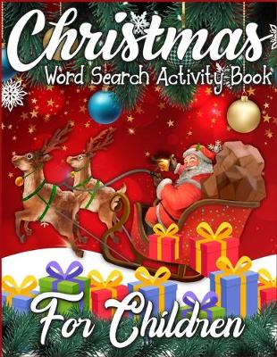 Book cover for Christmas Word Search Activity Book for Children