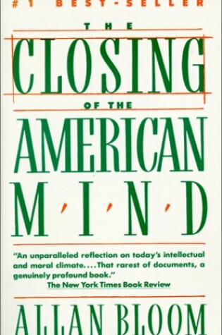 Cover of The Closing of the American Mind