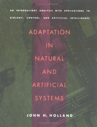 Cover of Adaptation in Natural and Artificial Systems