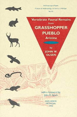 Book cover for Vertebrate Faunal Remains from Grasshopper Pueblo, Arizona