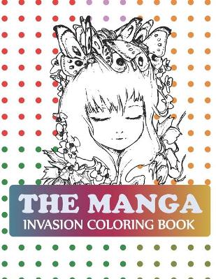 Book cover for The Manga Invasion Coloring Book