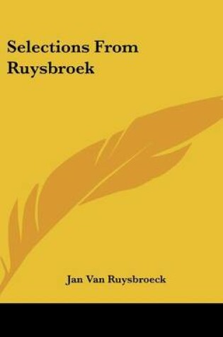 Cover of Selections from Ruysbroek