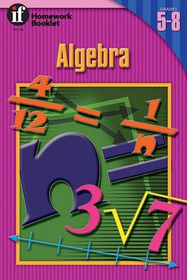 Cover of Algebra Homework Booklet, Grades 5 - 8