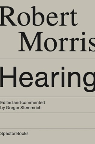 Cover of Hearing