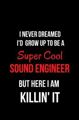 Book cover for I Never Dreamed I'd Grow Up to Be a Super Cool Sound Engineer But Here I Am Killin' It