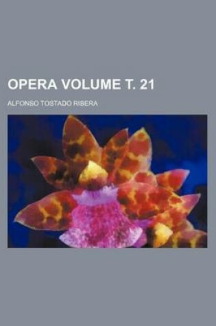 Cover of Opera Volume . 21