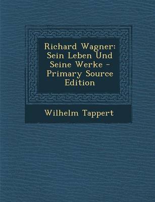 Book cover for Richard Wagner