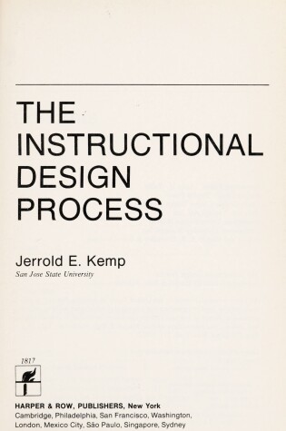 Cover of Instructional Design Process