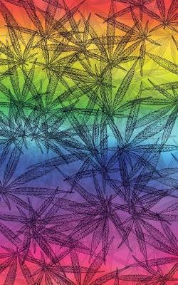 Book cover for Cannabis Rating Journal - Rainbow Burst