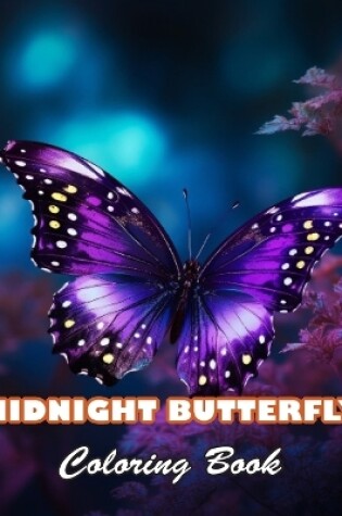 Cover of Midnight Butterfly Coloring Book