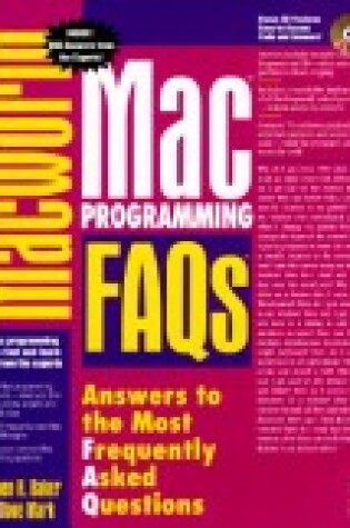 Cover of "Macworld" Mac Programming FAQS