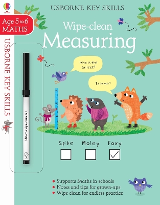 Book cover for Wipe-Clean Measuring 5-6