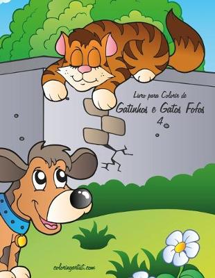 Book cover for Livro para Colorir de Gatinhos e Gatos Fofos 4