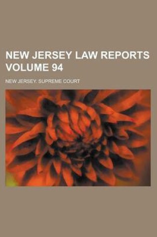 Cover of New Jersey Law Reports Volume 94