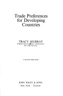 Book cover for Murray: *Trade* Preferences for Developi