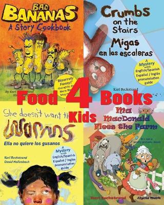 Book cover for 4 Food Books for Children
