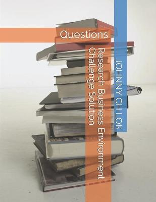 Book cover for Research Business Environment Challenge Solution