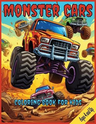 Cover of Monster Cars Coloring Book for Kids