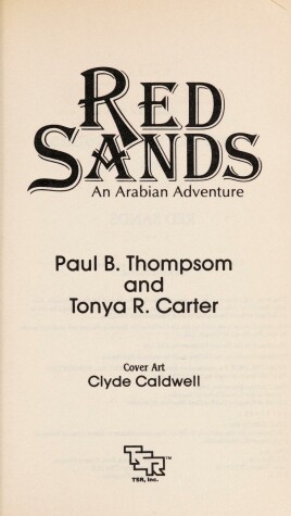 Book cover for An Red Sands