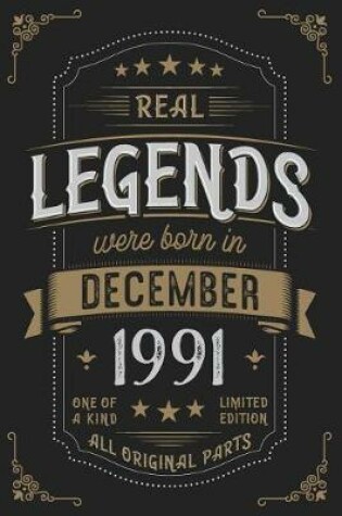 Cover of Real Legends were born in December 1991