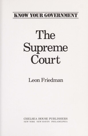 Cover of Supreme Court