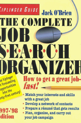 Cover of The Complete Job Search Organizer, 1997-'98