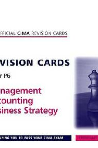 Cover of Cima Revision Cards Management Accounting Business Strategy