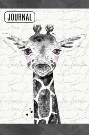 Cover of Lined Journal Notebook Inky Giraffe