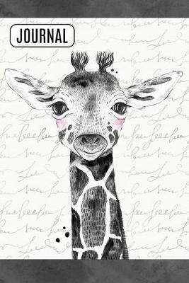 Book cover for Lined Journal Notebook Inky Giraffe