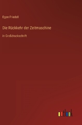 Cover of Die Rückkehr der Zeitmaschine